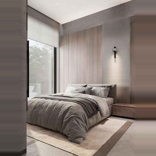 Applique da comodino per camera da letto nichel foggy e nero led 10w 3000k