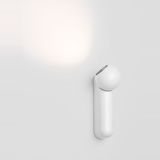 Plafoniera con faretto da soffitto led 7w 3000k orientabile per soggiorno moderna lineare bianca 15cm