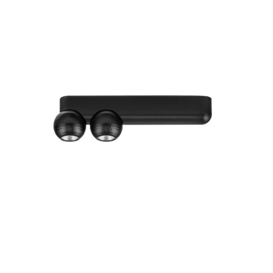 Plafoniera moderna lineare nera led 14w 3000k 26cm