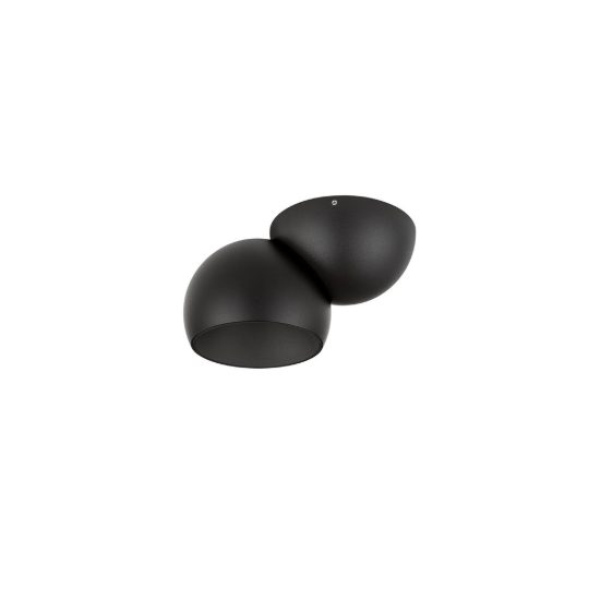 Faretto per soggiorno moderno nero da soffitto led 11w 3000k orientabile dimmerabile