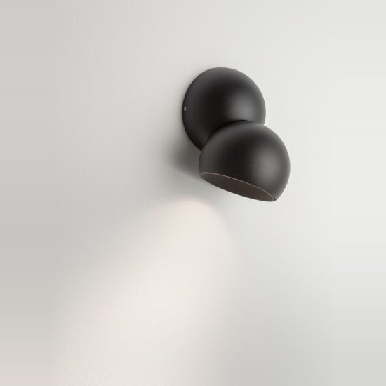 Faretto per soggiorno moderno nero da soffitto led 11w 3000k orientabile dimmerabile