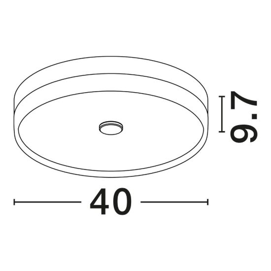 Plafoniera moderna rotonda oro champagne e ambra led 22w 3000k 40cm dimmerabile