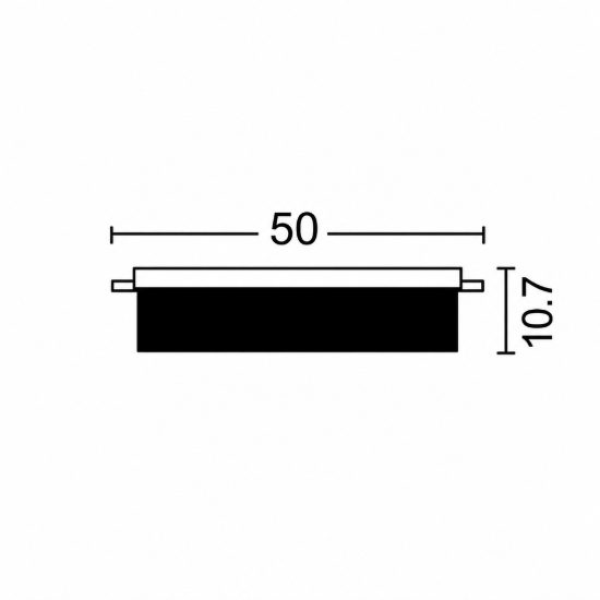 Plafoniera classica per soggiorno a tamburo cromo cristallo led 40w 4000k 50cm