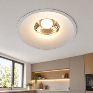 Faretto da incasso maytoni round led 3000k  tondo bianco