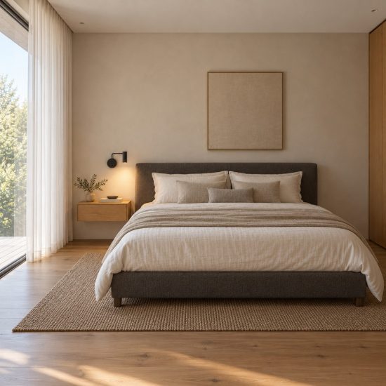 Faretto per camera da letto moderno cilindro nero da parete orientabile
