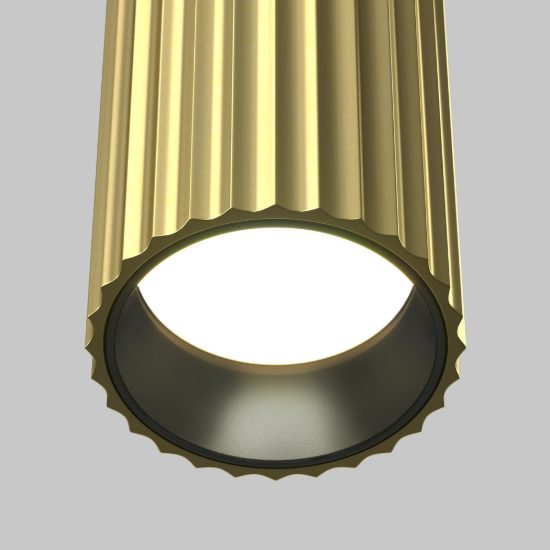 Maytoni calipso lampada a sospensione per cucina moderna cilindro ottone
