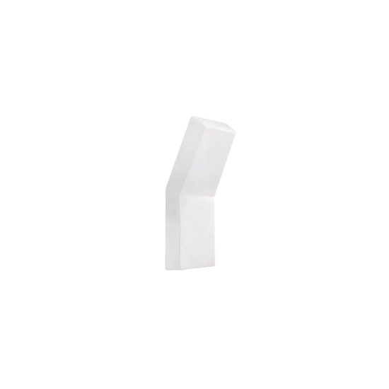 Applique in gesso da parete 8cm moderna bianca per soggiorno