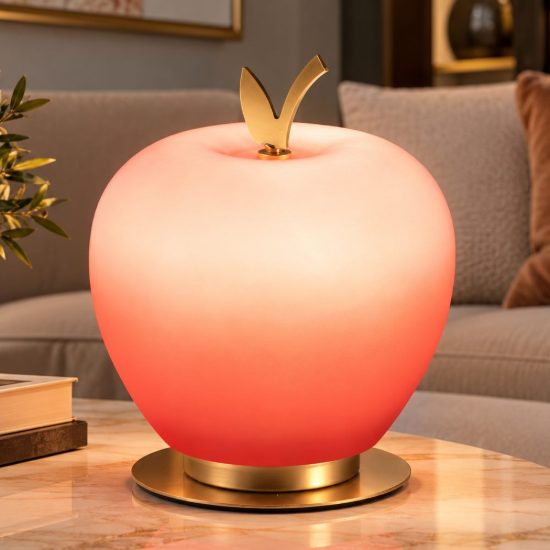 Fabas luce wendy lampada da comodino per camera da letto rosso led 8w 3000k