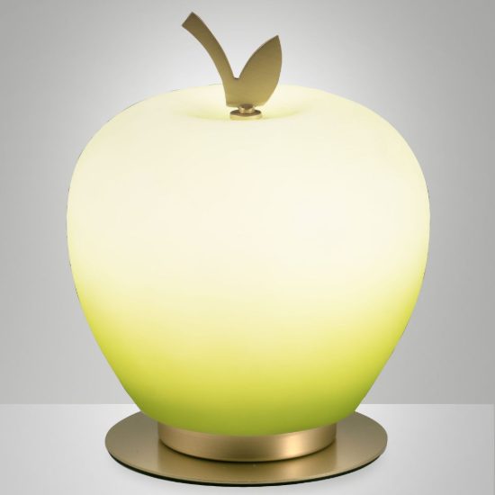 Fabas lampada da tavolo wendy mela verde led 8w 3000k