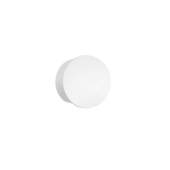 Applique in gesso lampada da parete moderna rotondo bianco per soggiorno