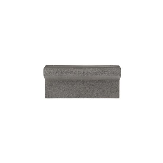 Applique in gesso da esterno moderna nera led 6w 3000k ip65 20cm