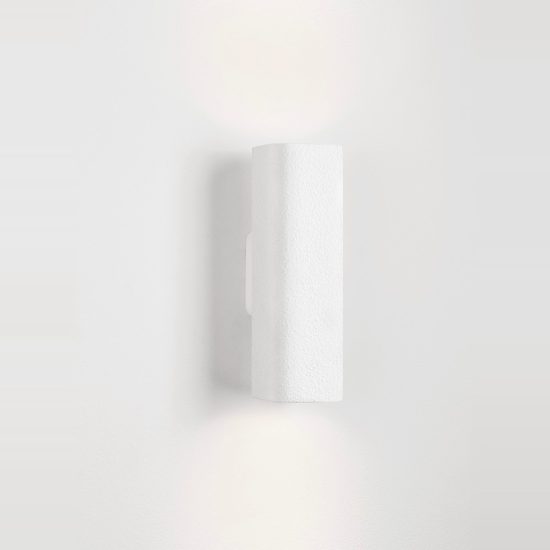 Applique in gesso da parete 8cm per cucina moderna quadrato bianco