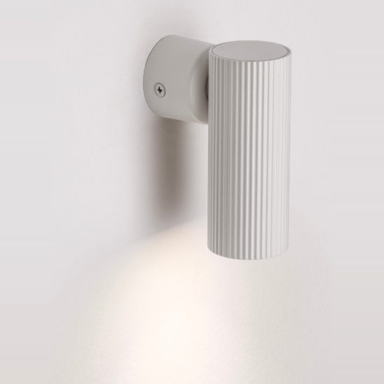 Applique da parete moderna cilindro bianco per soggiorno