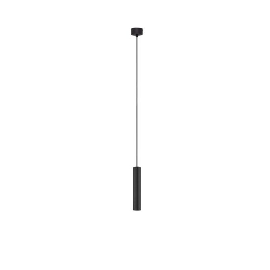 Lampada per cucina moderna cilindro nero a sospensione