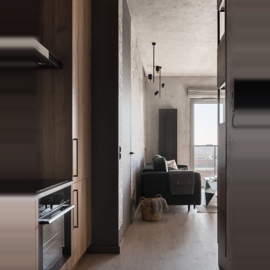 Lampadario a sospensione 2 luci per cucina moderno cilindro nero e oro