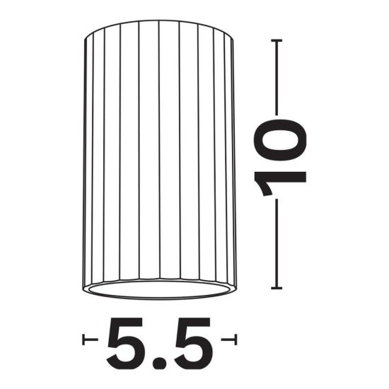 Faretto da soffitto per cucina moderno cilindro gu10
