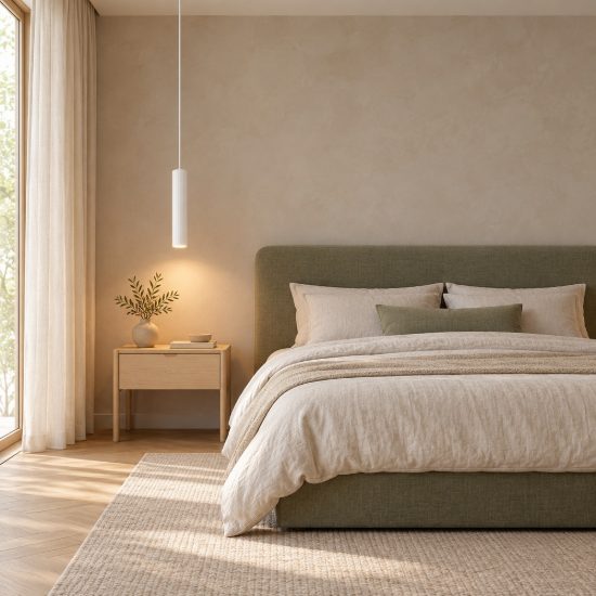 Lampada a sospensione per cucina moderna cilindro bianco h30cm