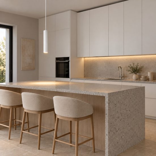 Lampada a sospensione per cucina moderna cilindro bianco h30cm