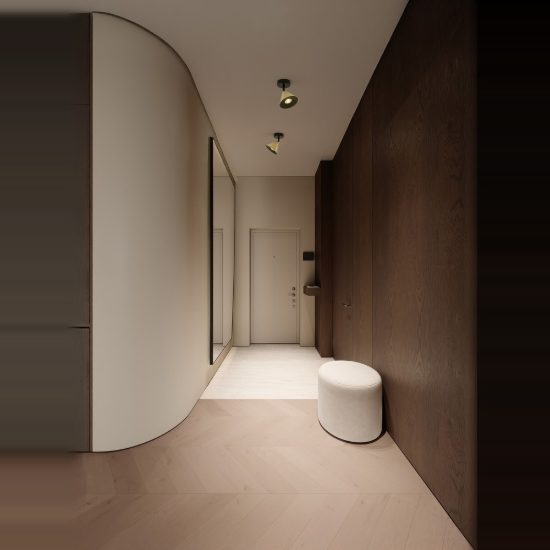 Faretto orientabile moderno da soffitto cono oro ossidato e nero
