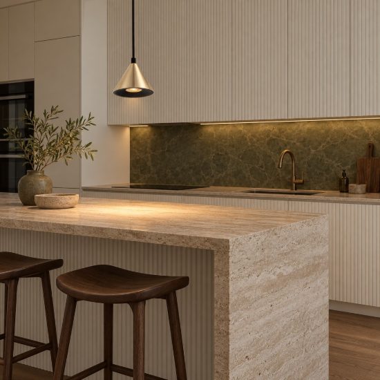 Lampada per cucina moderna a sospensione forma cono oro ossidato e nero