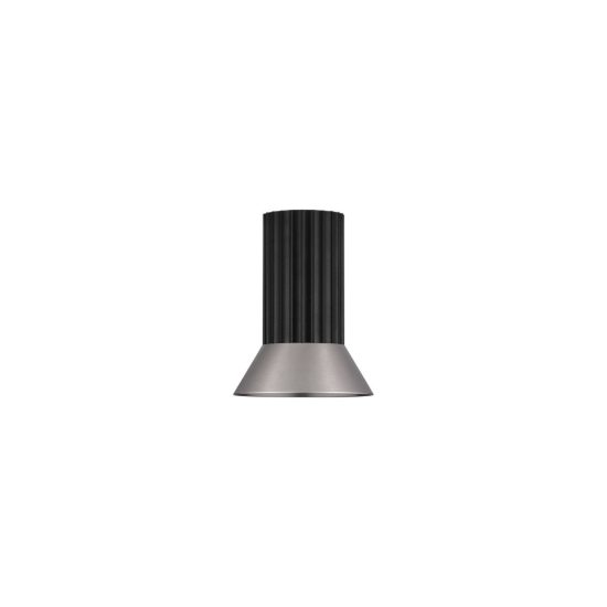 Faretto gu10 elegante moderno da soffitto bronzo ossidato e nero