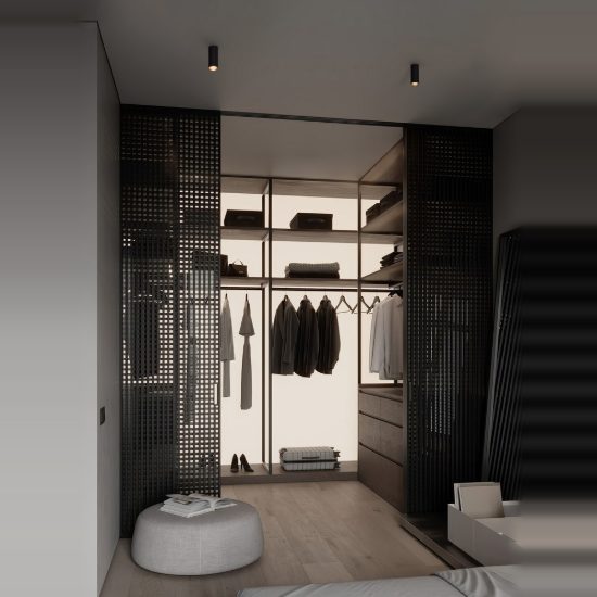 Faretto da soffitto moderno cilindro nero sabbiato gu4