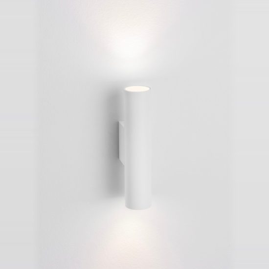 Applique da parete moderna cilindro bianco per soggiorno
