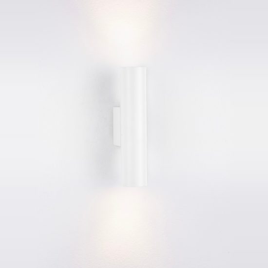 Applique da parete moderna cilindro bianco per soggiorno