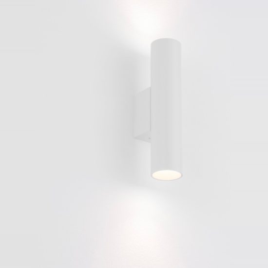 Applique da parete moderna cilindro bianco per soggiorno