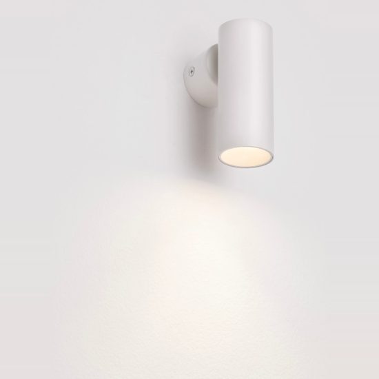 Applique da parete moderna cilindro bianco