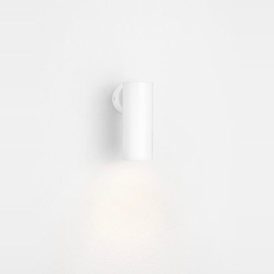 Applique da parete moderna cilindro bianco
