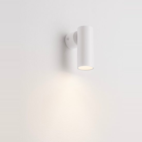 Applique da parete moderna cilindro bianco