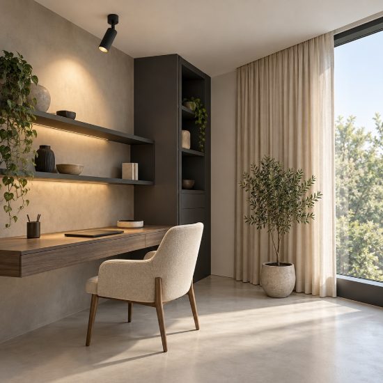 Faretto per cucina moderno cilindro nero da soffitto orientabile 4x17cm