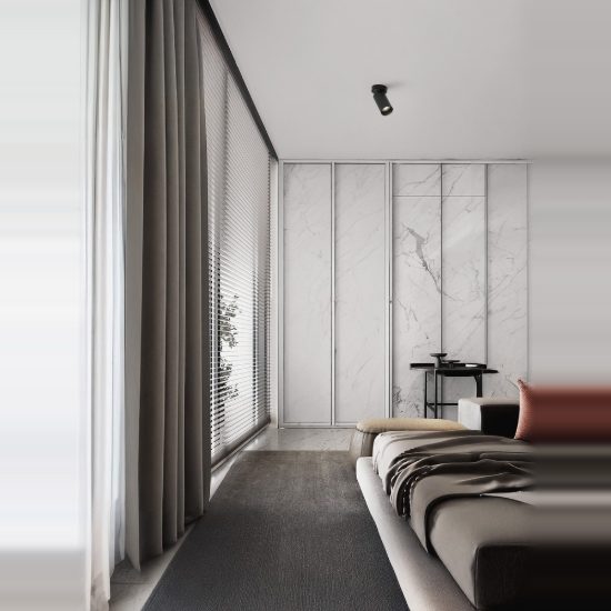 Faretto per cucina moderno cilindro nero da soffitto orientabile