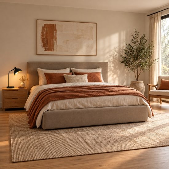 Lampada da tavolo cupola nero e oro per camera da letto