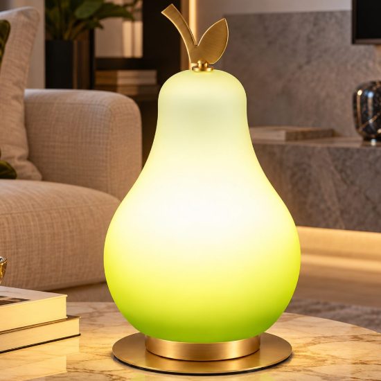 Fabas wilma abat-jour per camera da letto verde led 8w 3000k