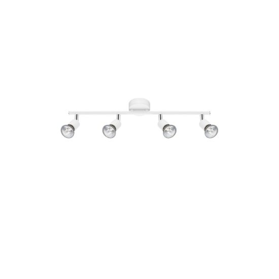 Plafoniera nichel 51cm con luci orientabili per cabina armadio