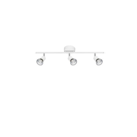 Plafoniera 49cm cilindro bianco per cabina armadio luci orientabili