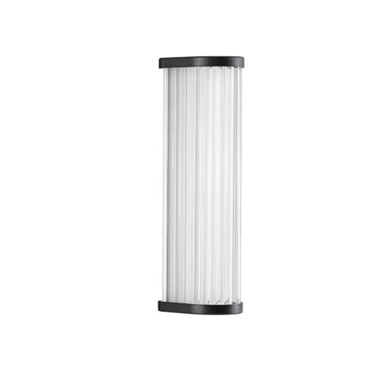 Applique per bagno moderna nero vetro led 11w cct 3000k 4000k 10cm