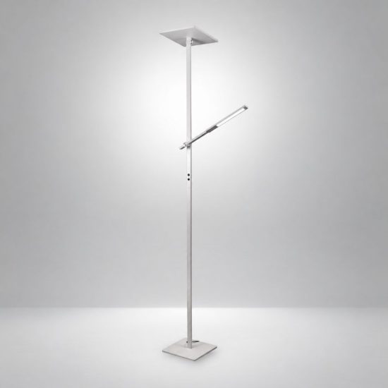 Fabas ideal lampada da terra led 40w 3000k bianca per soggiorno