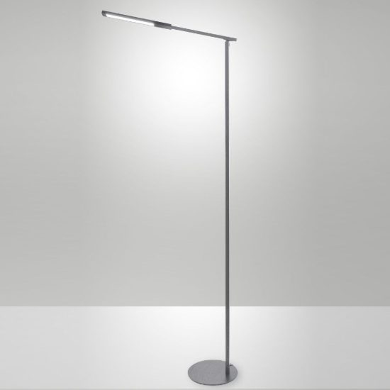 Fabas ideal lampada da terra led 10w cct 3000k 4000k 5000k 6000k grigio titanio