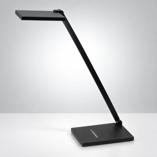 Fabas lampada da scrivania ufficio zermatt nero led 10w cct 3000k 3500k 4000k