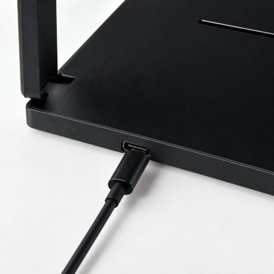 Fabas lampada da scrivania ufficio zermatt nero led 10w cct 3000k 3500k 4000k