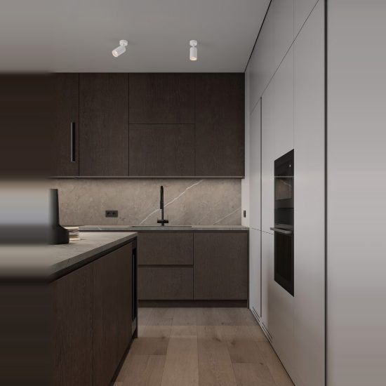 Faretto da soffitto orientabile per cucina moderno cilindro bianco