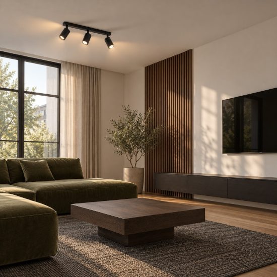 Plafoniera con 3 faretti da soffitto luci orientabili nero per cabina armadio