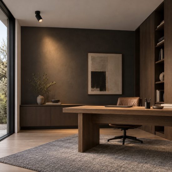 Faretto per cucina moderno cilindro nero da soffitto orientabile