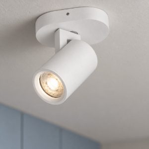 Faretto da soffitto gu10 per corridoio moderno cilindro bianco