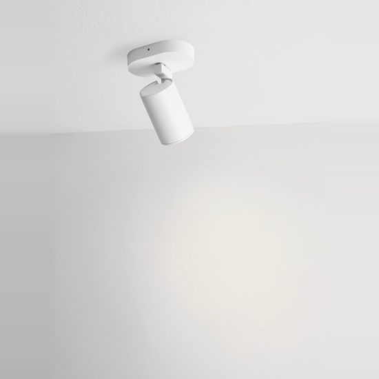 Faretto da soffitto gu10 per corridoio moderno cilindro bianco