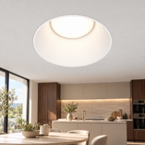 Maytoni share faretto da incasso gu10 per cucina moderno tondo bianco