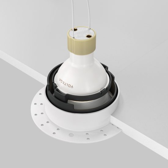 Maytoni share faretto da incasso gu10 moderno tondo bianco
